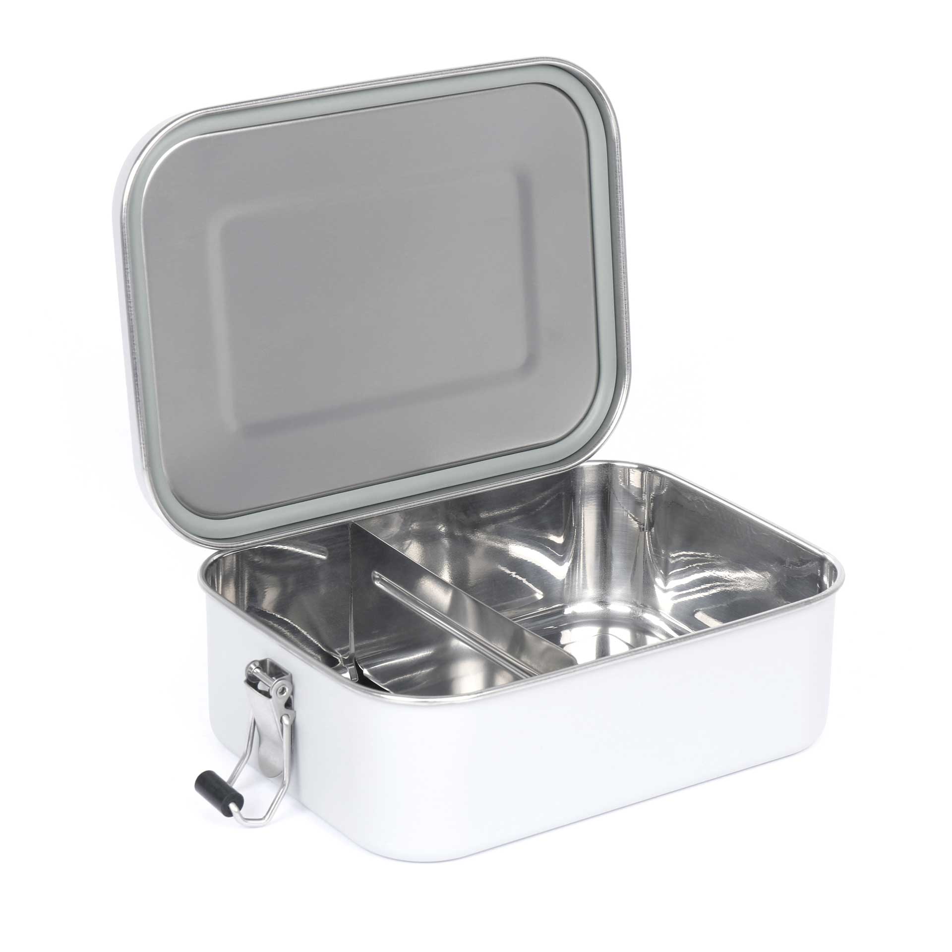 Stainless Steel Lunch Box - variant[Light Grey]