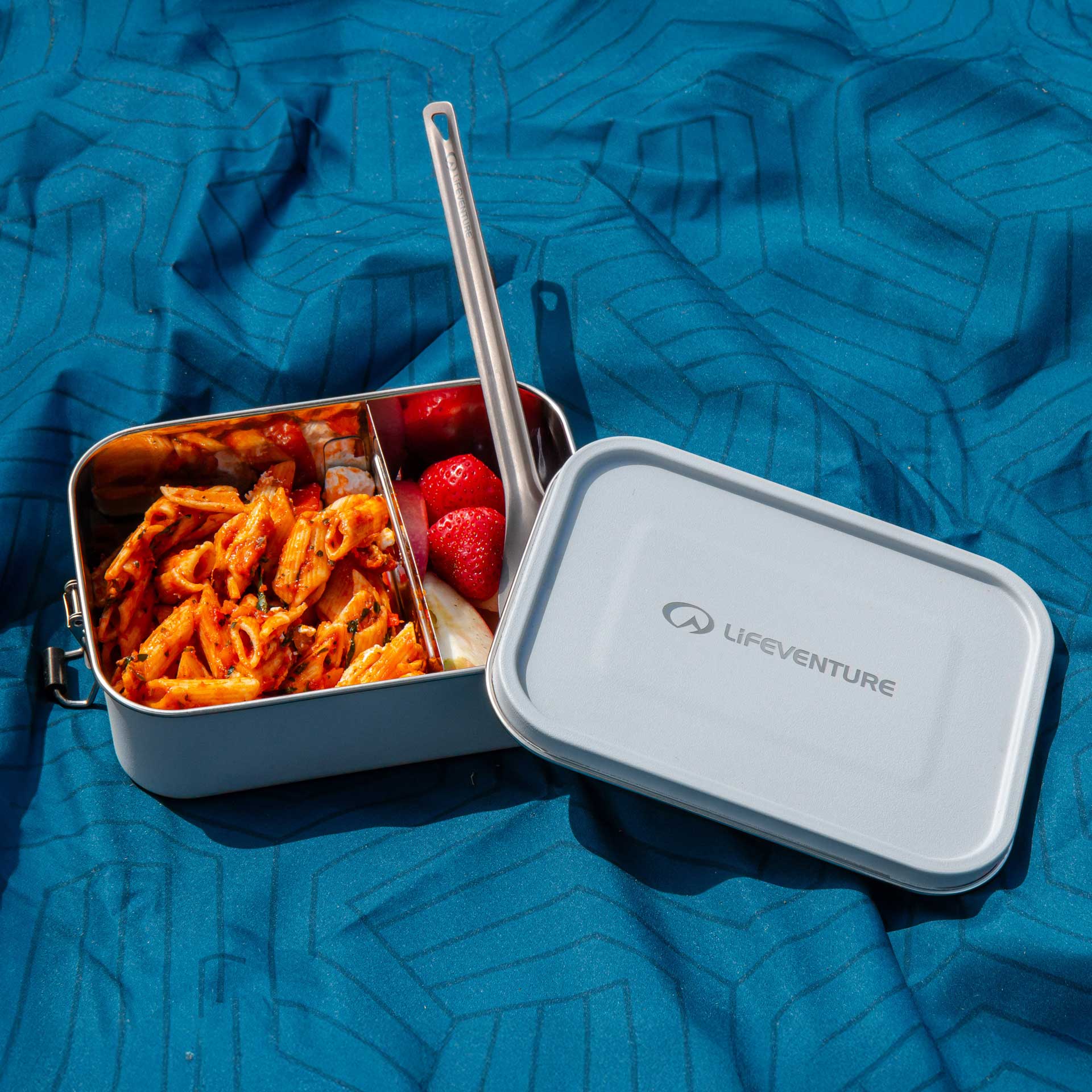 Stainless Steel Lunch Box - variant[Light Grey]