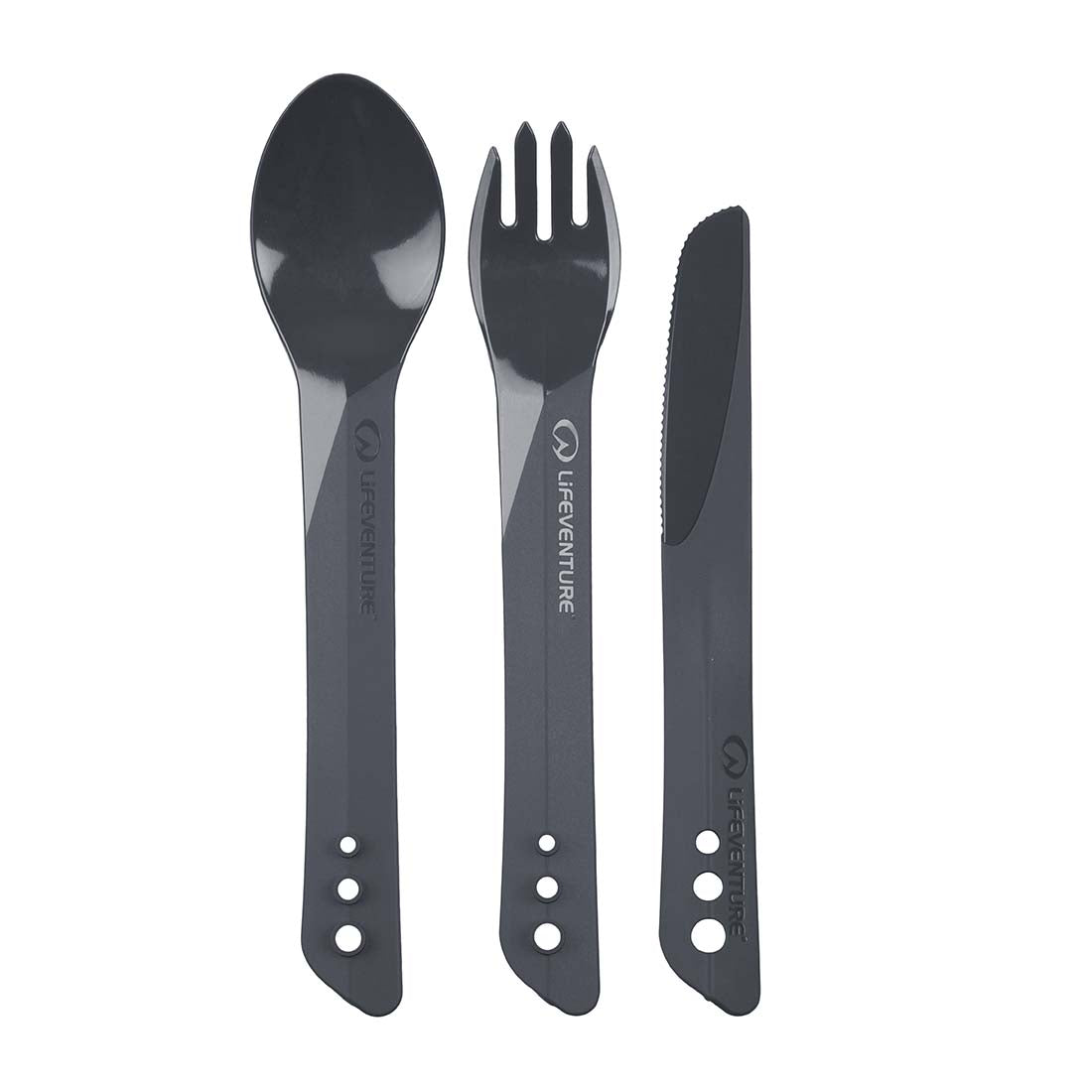 Ellipse Camping Tableware Set - variant[Graphite]
